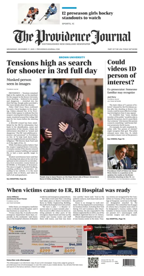 Cover of The Providence Journal