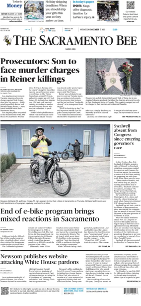 Cover of The Sacramento Bee