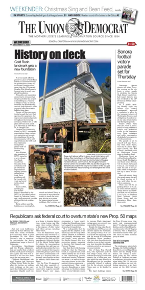 Cover of The Union Democrat