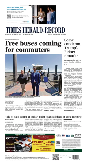 Cover of Times Herald-Record