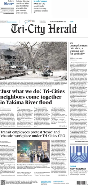Cover of Tri-City Herald
