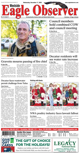 Cover of Westside Eagle-Observer