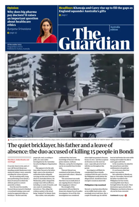Cover of The Guardian Australia