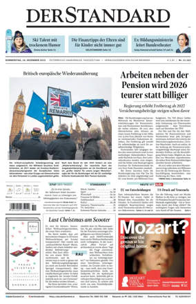Cover of Der Standard