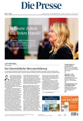 Cover of Die Presse