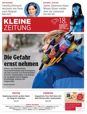 Cover of Kleine Zeitung Kaernten