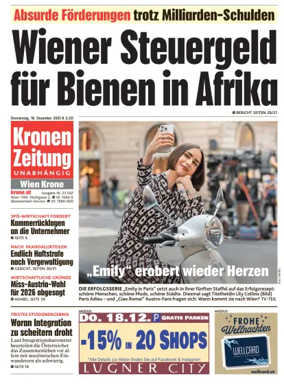 Cover of Kronen Zeitung