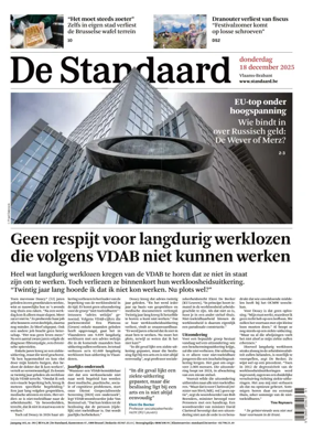 Cover of De Standaard