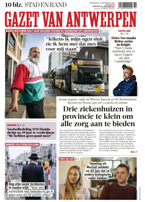 Cover of Gazet van Antwerpen Metropool Stad