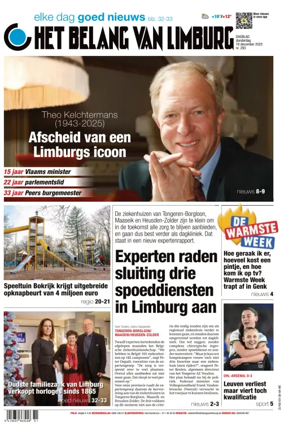 Cover of Het Belang van Limburg