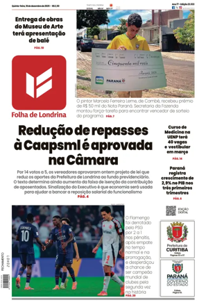 Cover of Folha de Londrina