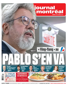 Cover of Le Journal de Montreal