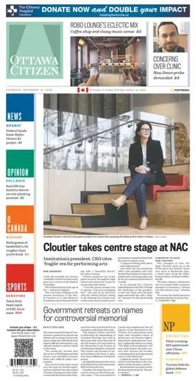 Cover of Ottawa Citizen