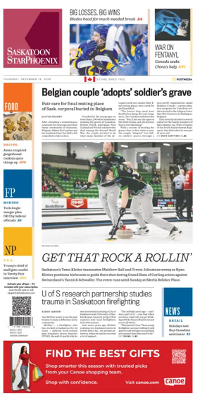 Cover of Saskatoon StarPhoenix