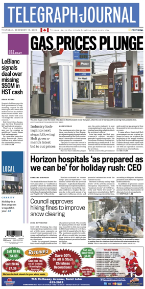 Cover of Telegraph-Journal