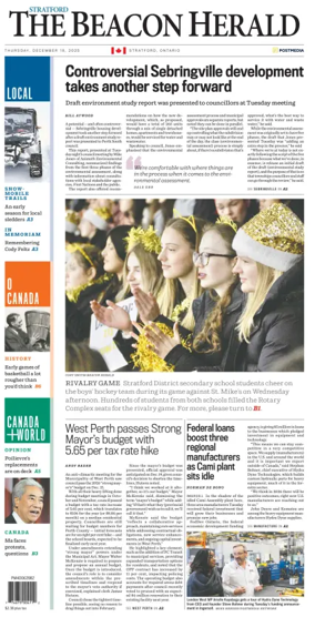 Cover of The Beacon Herald