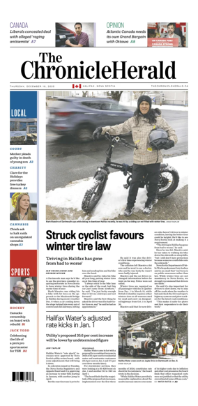 Cover of The Chronicle Herald (Provincial)