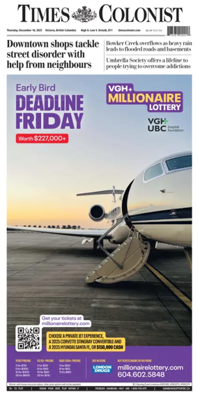 Cover of Times Colonist