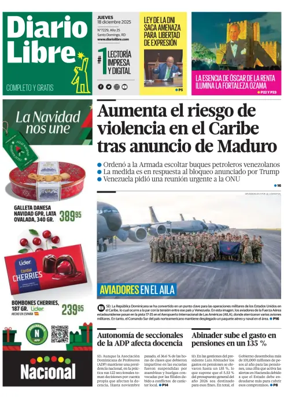 Cover of Diario Libre (Republica Dominicana)