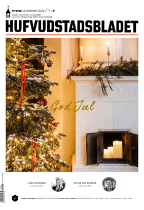 Cover of Hufvudstadsbladet