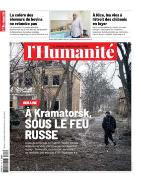 Cover of L'HUMANITE