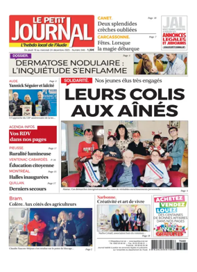 Cover of Le Petit Journal - L'hebdo local de l'Aude