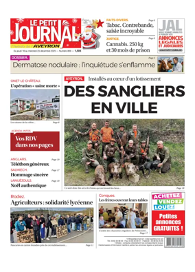 Cover of Le Petit Journal - L'hebdo local de l'Aveyron