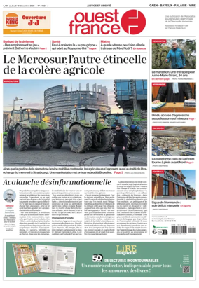 Cover of Ouest France (Caen)