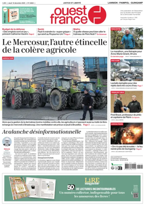 Cover of Ouest France (Lannion)