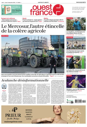 Cover of Ouest France (Pornic / Pays de Retz)