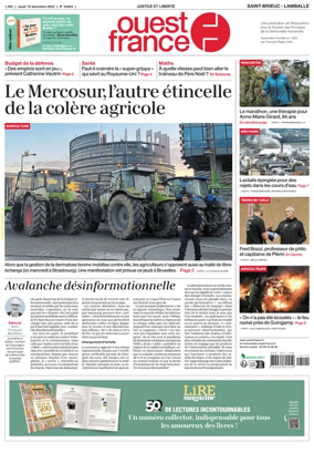 Cover of Ouest France (Saint-Brieuc)