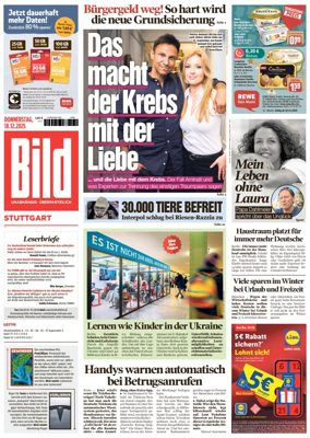 Cover of BILD Stuttgart