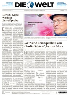 Cover of Die Welt