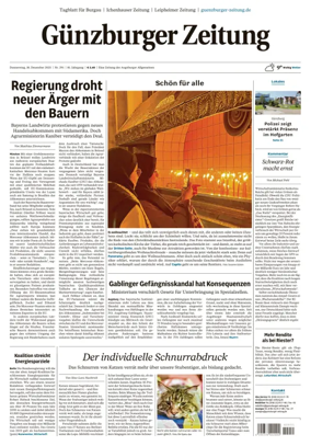 Cover of Guenzburger Zeitung
