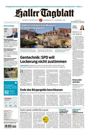Cover of Haller Tagblatt