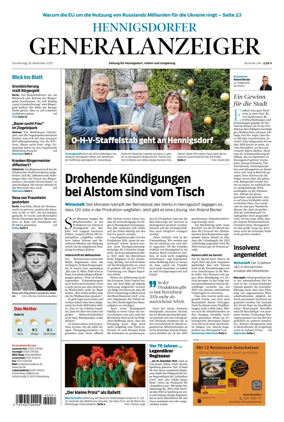 Cover of Hennigsdorfer Generalanzeiger