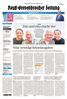 Cover of Neuss-Grevenbroicher Zeitung Neuss