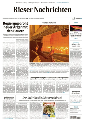 Cover of Rieser Nachrichten