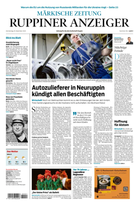 Cover of Ruppiner Anzeiger