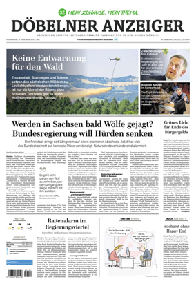 Cover of Sächsische Zeitung (Döbeln)