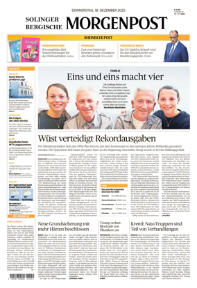 Cover of Solinger Bergische Morgenpost/Remscheid