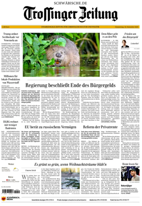 Cover of Trossinger Zeitung