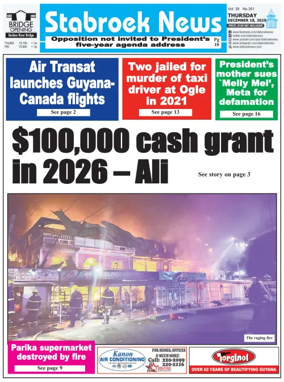 Cover of Stabroek News