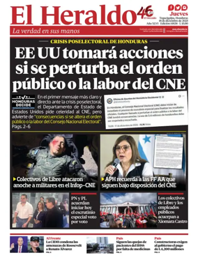 Cover of Diario El Heraldo