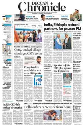 Cover of Deccan Chronicle