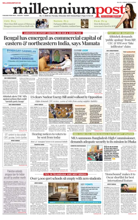 Cover of Millennium Post (Kolkata)