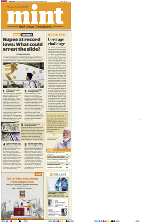 Cover of Mint Bangalore