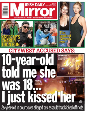 Cover of Irish Daily Mirror