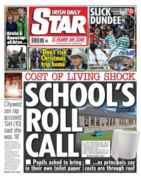 Cover of Irish Daily Star