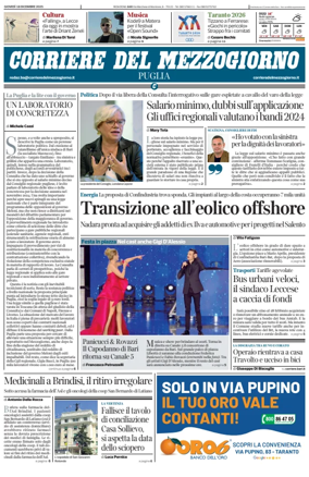 Cover of Corriere del Mezzogiorno (Puglia)